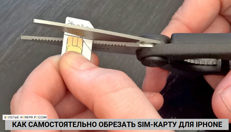 Как самостоятельно обрезать SIM-карту для iPhone